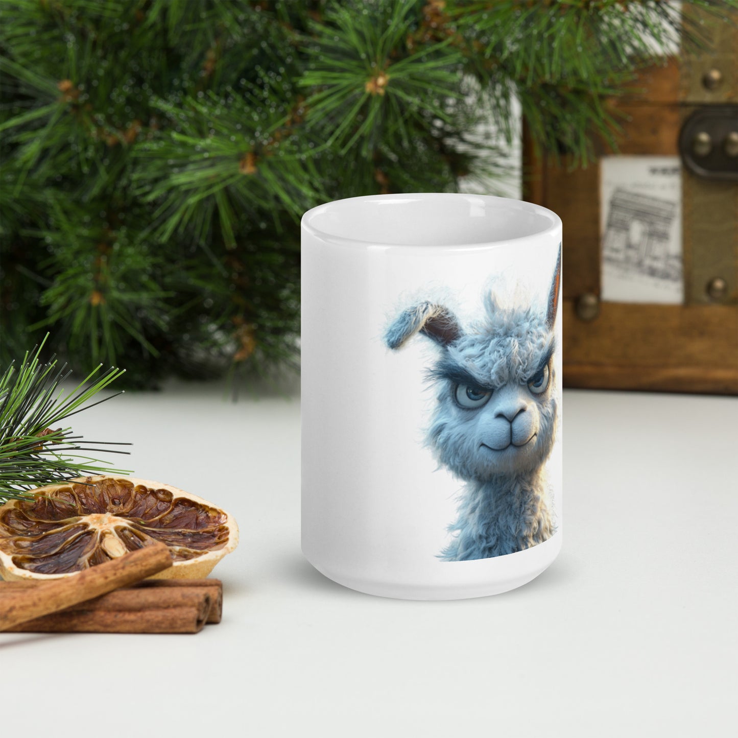 Mug Angry Lama illustration drôle et originale