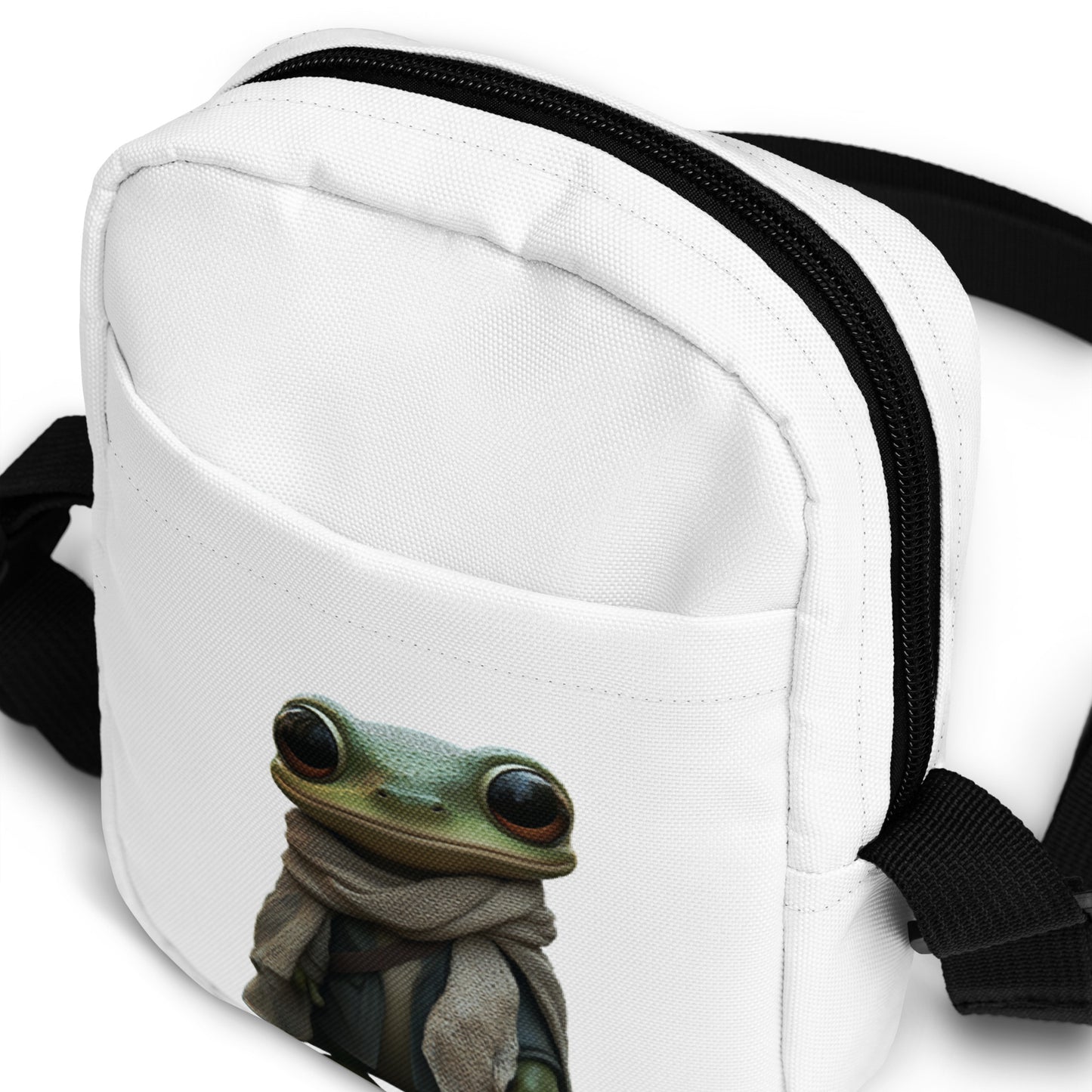 Sac à bandoulière Super Rainette - illustration d’une rainette exploratrice - grenouille