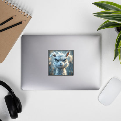 Sticker lama au design graphique unique pour décoration intérieure