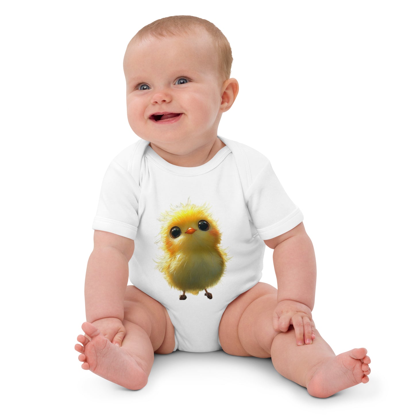 Body en coton bio pour bébé – collection Animaux & Tendre