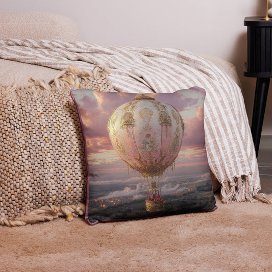 Coussin décoratif Rêve Royal au style poétique et raffiné pour intérieur élégant