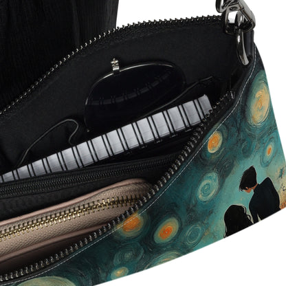 Poches intérieures sécurisées du sac bandoulière « Veillée »