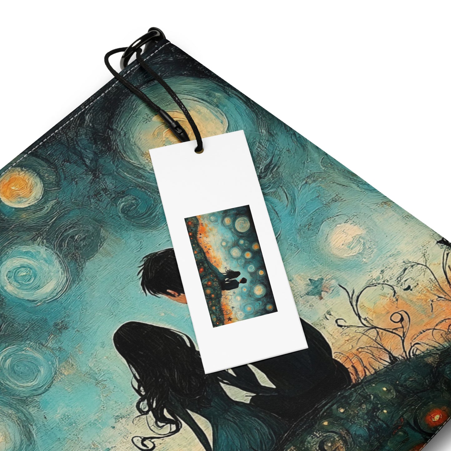 Illustration sur étiquette du Sac en bandoulière « Veillée »