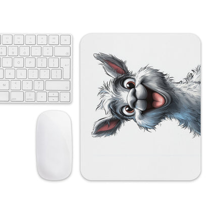 Idée cadeau originale : tapis de souris avec lama fun et coloré 
