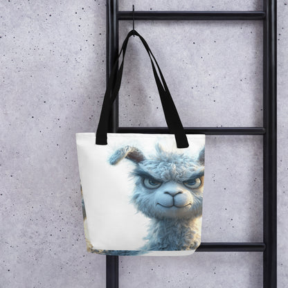 Sac en toile robuste Angry Lama, parfait pour la vie quotidienne.