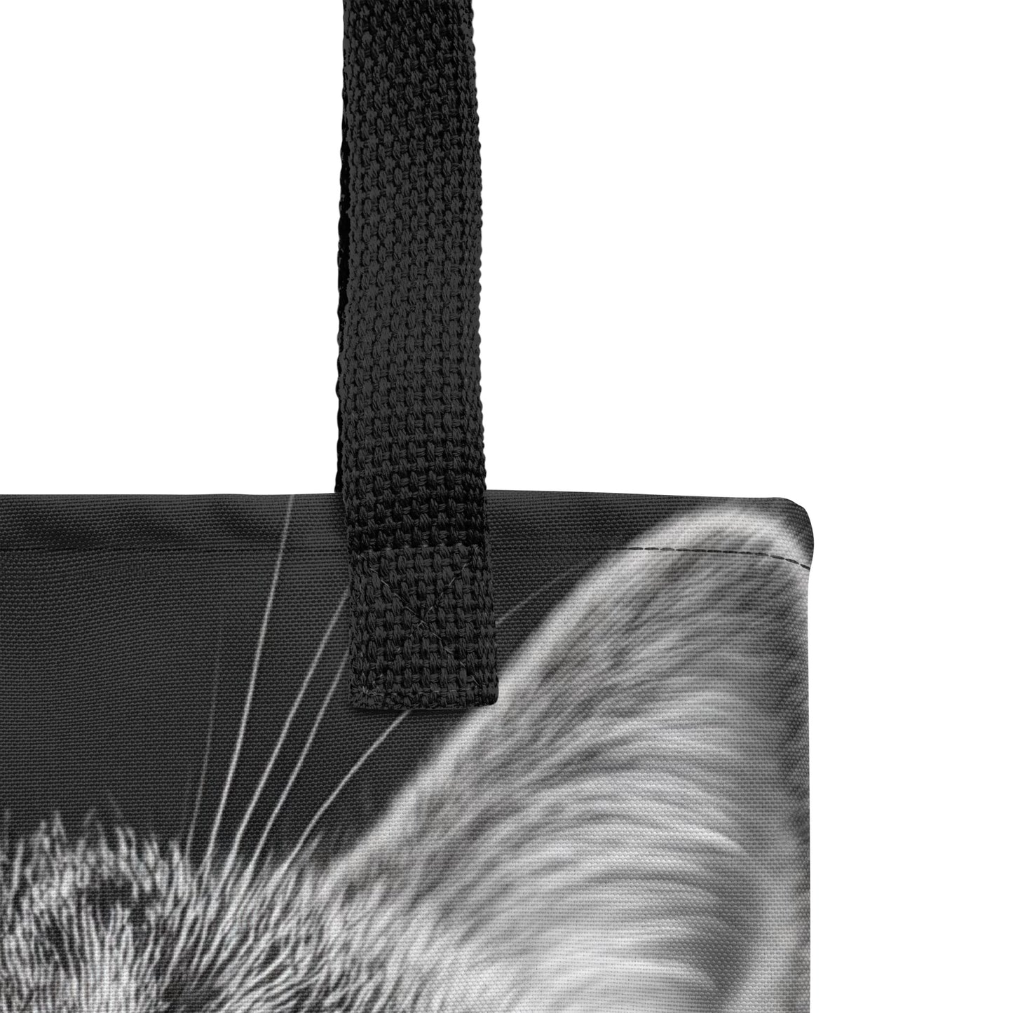 Zoom sur anse du sac chaton 