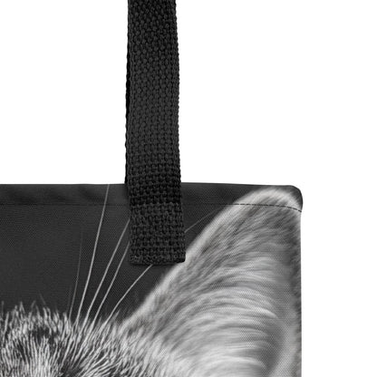 Zoom sur anse du sac chaton 
